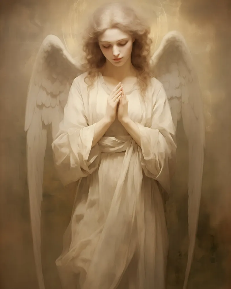 Angel in prayer